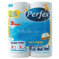 Бумажные полотенца Perfex Deluxe 3 слоя 2 рулона Фото