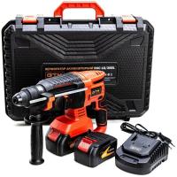 Перфоратор GTM RHC18/26BL, 18В, 2,5Дж, 0-1000об/хв 2x4Ah, кейс Фото