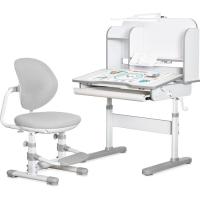 Парта со стулом Mealux Nemo Grey (полка + лампа) Фото