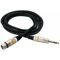 Микрофонный кабель RockCable Microphone Cable - XLR (f) / TRS Jack 3m Фото