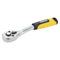 Трещотка Sigma с изогнутой ручкой 1/4" 150мм 72T CrV Фото