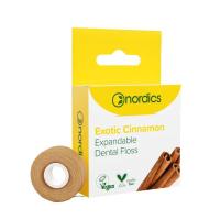 Зубная нить Nordics Expandable Dental Floss Exotic Cinnamon 30 м Фото