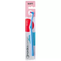 Зубна щітка Nordics Single Tuft Soft Blue Монопучкова Фото