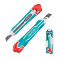 Нож монтажный Total THT5110925 висувне лезо 9x80мм, довжина 140мм. Фото