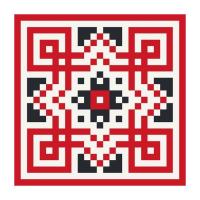Картина по номерам ArtCraft Український орнамент 30х30 см Фото