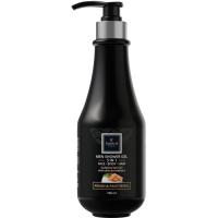 Гель для душа Famirel Для мужчин 3 в 1 Сандал с аргановым маслом и панте Фото