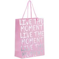 Подарочный пакет Axent бумажный Live the moment 18х24 см Фото