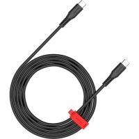Дата кабель Canyon USB-C to USB-C 2.0m CC60SC 60W Black Фото