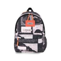 Рюкзак для ноутбука Bagland 14" Stylish M 17L+print, black-white 1343/00549694 Фото