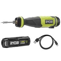Паяльник электрический Ryobi RSI4-120G аккумуляторный, USB, Lithium 4V 2Ah, 460 Фото