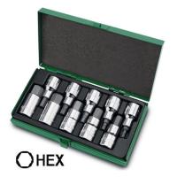 Набор торцевых головок Toptul шестигранник 1/2" Н4-Н19 Фото