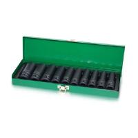 Набор торцевых головок Toptul торцевых ударных длинных 1/2" 10-24мм 10шт. Фото