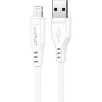 Дата кабель Acefast USB 2.0 AM to Lightning 1.2m 2.4A TPE C3-02 White Фото