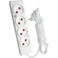 Сетевой удлинитель TECCO 3м 4 поста white Фото