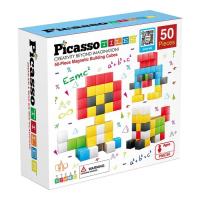 Конструктор Picasso магнітний Tiles Building Cubes 50 деталей Фото