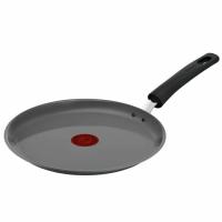 Сковорода Tefal Renewal для млинців 25см чорна Фото