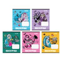 Зошит Kite Monster High, 12 аркушів, клітинка Фото