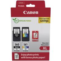 Картридж Canon PG-560/CL-561 XL BK+Color + Photo Paper, Value Pac Фото