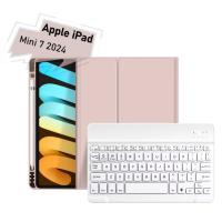 Чехол для планшета BeCover with keyboard Apple iPad Mini 7 2024 Pink Фото