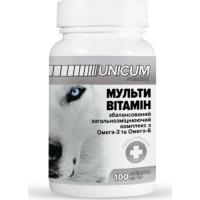 Витамины для собак Unicum PREMIUM мультивитамин 100 табл. Фото