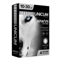 Краплі для тварин Unicum Premium від бліх та кліщів на холку для собак масо Фото