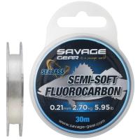 Флюорокарбон Savage Gear Semi-Soft Seabass 30m 0.32mm 5.51kg Clear Фото