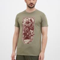 Футболка Sol's Imperial Cossack with hawk хакі M Фото