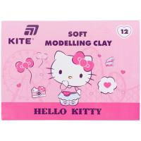 Пластилин Kite Hello Kitty восковий, 12 кольорів, 240 г Фото