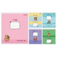 Зошит 1 вересня Happy Capybara А5 12 аркушів коса лінія Фото