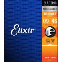 Струны для гитары Elixir 12027 Nanoweb Nickel Plated Steel Custom Light (09 Фото