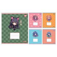 Зошит Yes Anime girls А5 12 аркушів коса лінія Фото