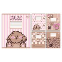 Зошит Yes Hello Puppy А5 12 аркушів коса лінія Фото