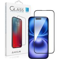 Стекло защитное ACCLAB Full Glue Apple iPhone 16 Plus Black Фото