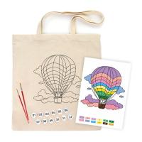 Набор для творчества Rosa Talent екосумка-розмальовка, Політ над хмарами, 38 Фото