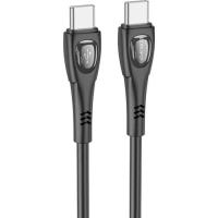 Дата кабель BOROFONE USB-C to USB-C 1.0m 60W Superior BX98 black Фото