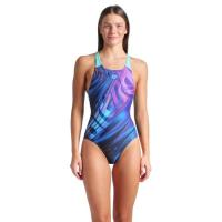 Купальник Arena Flow Swimsuit V Back Lb 008935-790 темно-синій 42 Фото