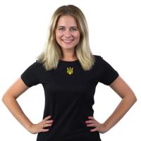 Футболка Sol's Imperial Women 190 Тризуб чорний XL Фото