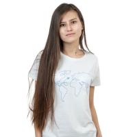 Футболка Sol's Pioneer Women World Map білий M Фото