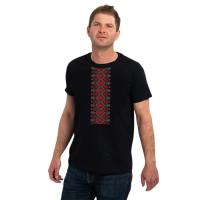 Футболка Sol's Regent Вишиванка вертикально чорний M Фото