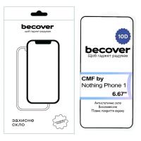 Стекло защитное BeCover CMF by Nothing Phone 1 10D Black Фото
