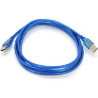 Дата кабель Ritar USB 2.0 AM/AM 1.5m ferrite blue Фото