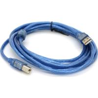 Кабель для принтера Ritar USB 2.0 AM/BM 3.0m ferrite blue Фото