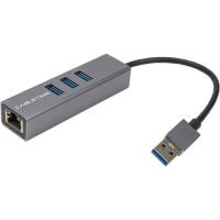 Концентратор Cabletime USB 3.0 to 3xUSB 3.0 + RJ45 0.15m Фото
