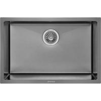 Мойка кухонная GRANADO Under top L STEEL S201 black Фото