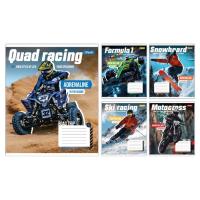 Тетрадь 1 вересня Free and Happy А5 12 листов коса линия Фото