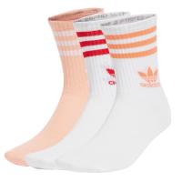Шкарпетки Adidas Crew Sock 3str JI9472 білий, рожевий, червоний M ( Фото