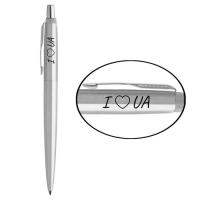 Ручка шариковая Parker JOTTER 17 UKRAINE SS CT BP I Love UA Фото