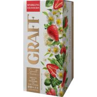 Чай Graff Sparkling Strawberry з ароматом полуниці та базилі Фото