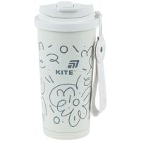 Термокружка Kite 550 мл, біла Фото