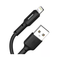 Дата кабель XO USB 2.0 AM to Lightning 1.0m 3A black Фото